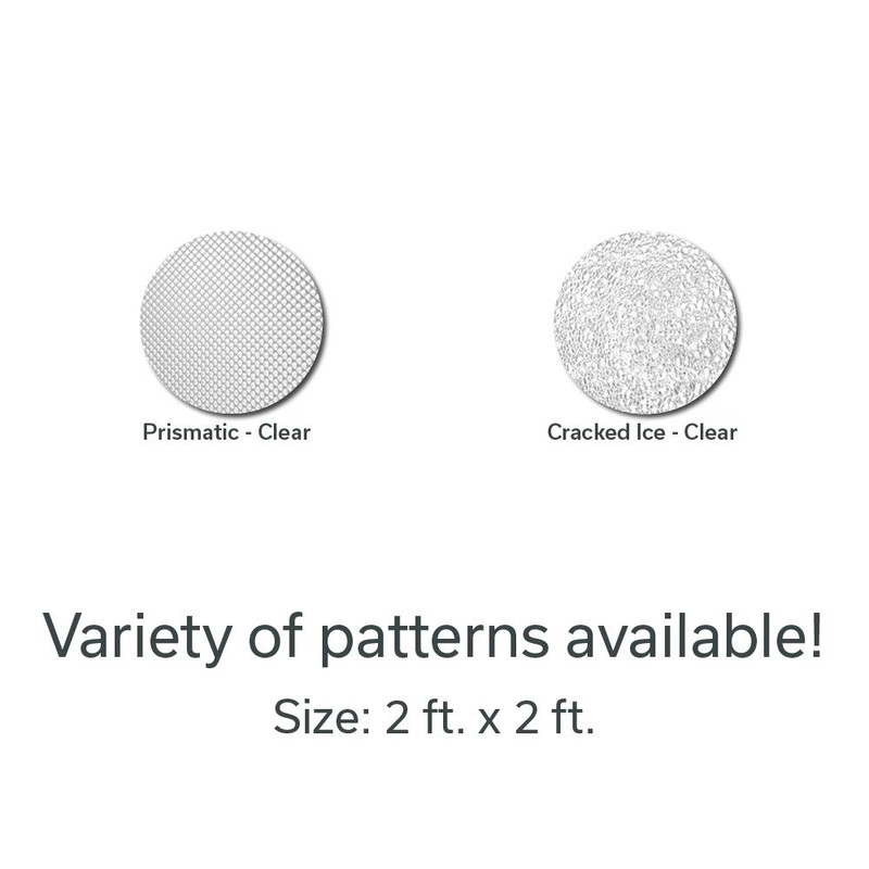 DURALENS Lighting Panel Acrylic Cover - 2x2 Clear - Prismatic