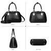 NICOLE & DORIS Retro Handbag for Women Classic Crocodile Crossbody