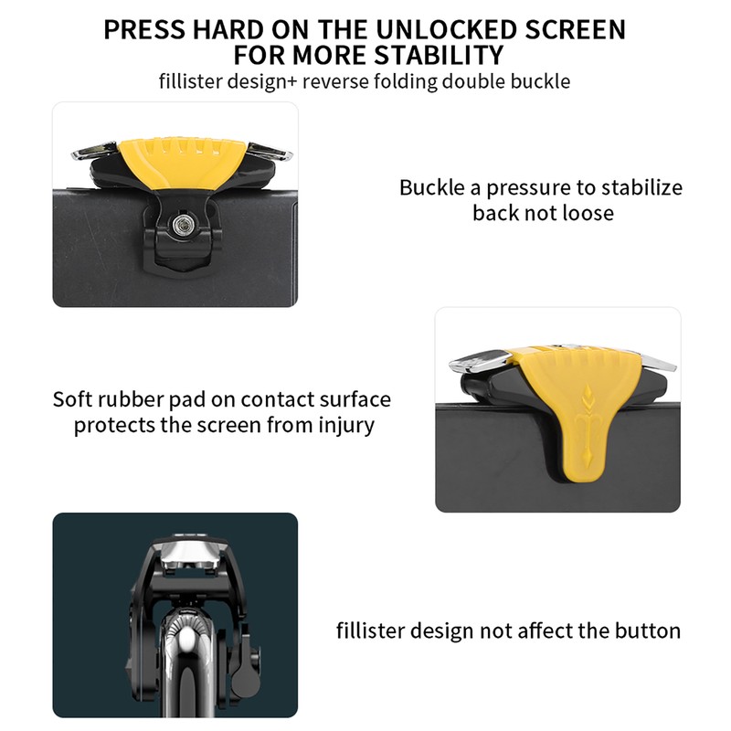 8 Pcs F1 Metal Games Buttons Mobile Shooting Trigger Controller