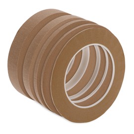 A ABSOPRO Painters Tape Easy Removal 0.15cm/0.3cm/0.6cm/1.2cm/1.9cm x 48m Masking Master Tape Brown