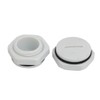 sourcing map PG16 Nylon Male Thread Cable Gland Screw End