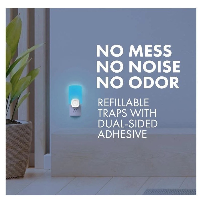 STEM Indoor Fruit Fly Light Trap, 2 Pack Plug-ins and