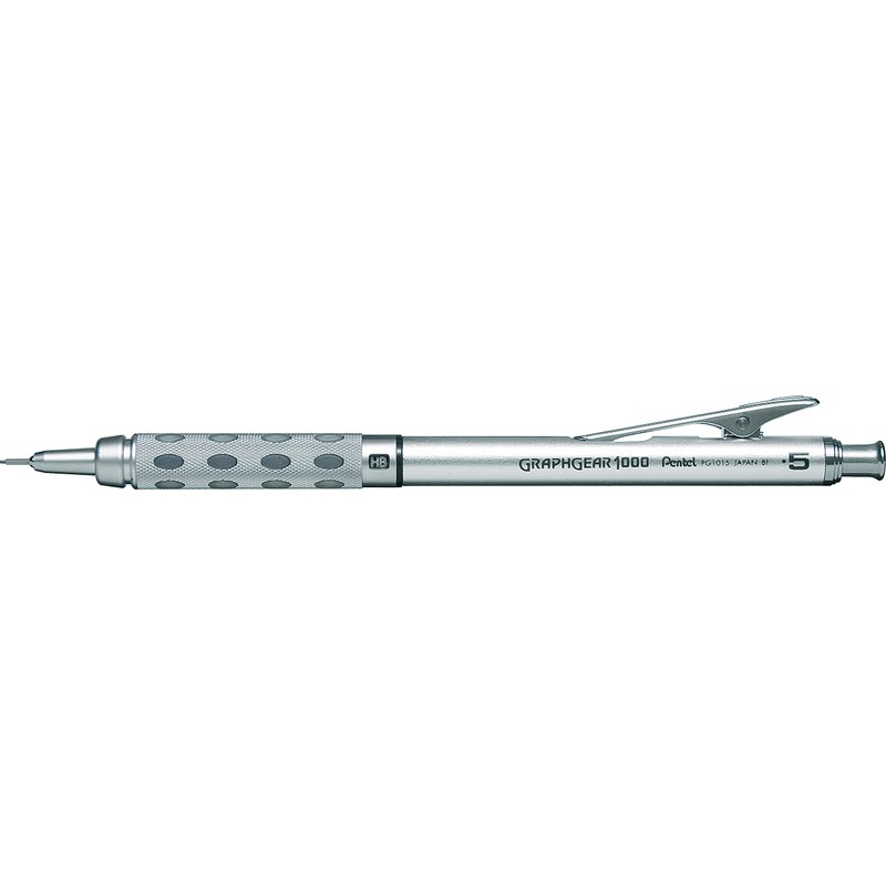 Pentel GraphGear PG1015-A Mechanical Pencil with Metal Case 0.5 mm