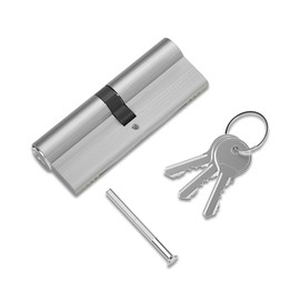 RESET High-Security Euro Cylinder Barrel Lock, Brass 70mm (35/35) - Includes 3 Keys, Ideal for Wooden, UPVC, and Composite Doors