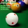 HMQQ 2 1/4" Pool cue Ball with six red dots