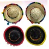 WOONEKY 4pcs Mexican Sombrero Headband Mini Hat Hair Hoop Party