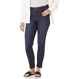 Vintage America Blues Women's F'AB Body Sculpt Skinny Denim Jean, Dark Empire, 8