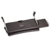 Fellowes 9140303 Underdesk Keybrd Tray, 20-1/8-Inch x7-3/4-Inch, BK/Silver