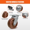 CWfutureparts 5"X2" High-Temp Nylon Heavy Duty Casters,1 Swivel Caster, Industrial