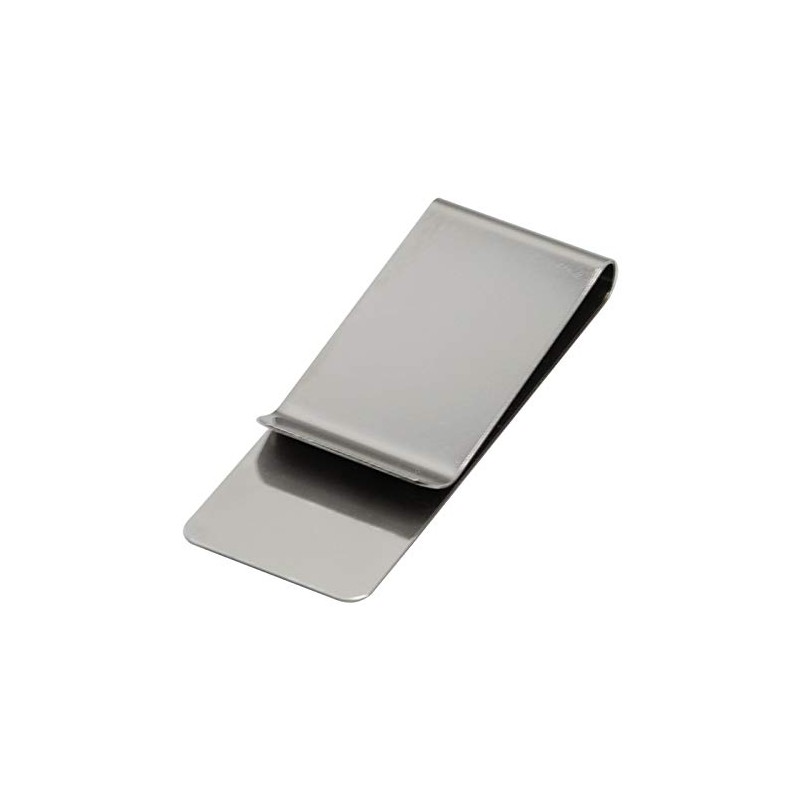 Thin Stainless Steel Money Clip, 0.8 x 2.2 inches (2