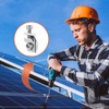Pack of 10 Solar Panel Grounding Clips, Solar Panel Grounding