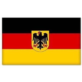 Germany German Flag car Bumper Sticker Decal 6" x 4"