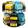 NHZ Tea Bag Organizer - Spinning Carousel Holder With 12