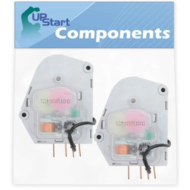 2-Pack W10822278 Refrigerator Defrost Timer Replacement for Estate TT18AKXJW01 Refrigerator - Compatible with 482493 Defrost Timer - UpStart Components Brand