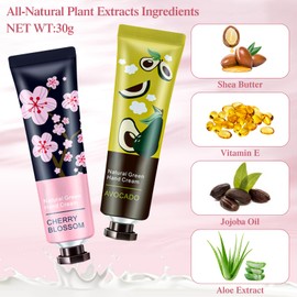 Dansib 60 Pack Hand Cream Gifts Set for Women Mothers Day Gifts for Mom Mini Lotion Bulk for Dry Cracked Hands, Mini Hand Lotion for Nurse Gifts,bridesmaid Gifts,teacher Appreciation Gifts,10 Styles