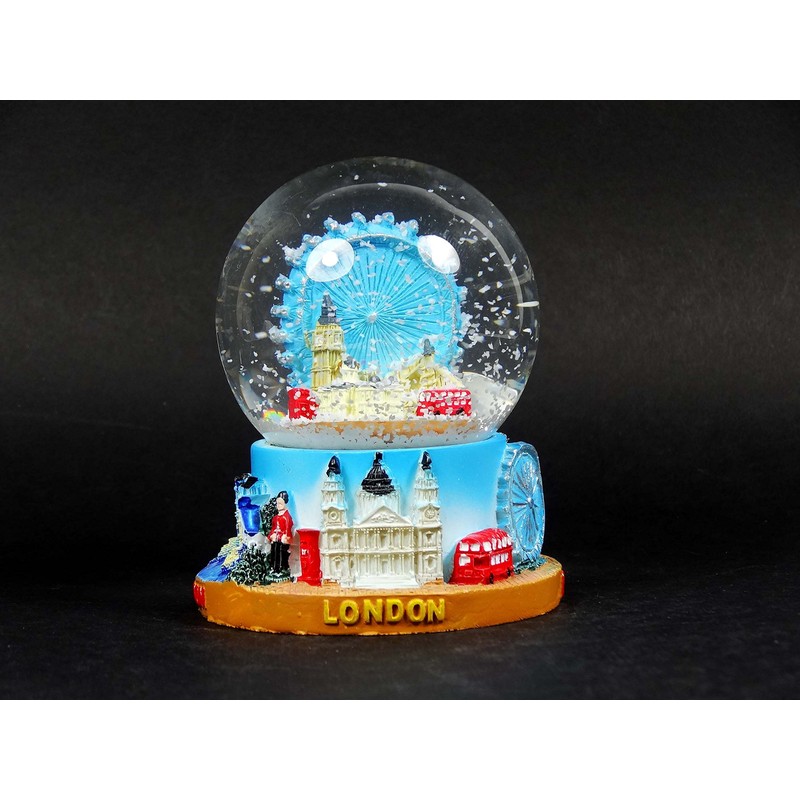 Snow Globes Medium, Composite- London Eye and Skyline, London Collectable