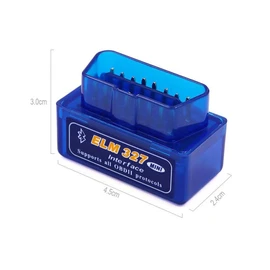 AIMALL Bluetooth OBD2 ELM327 Car Scanner Diagnostic Auto Tool for iOS & Android 1.77 x 1.18 x 0.94 Inches OBDII Vehicles