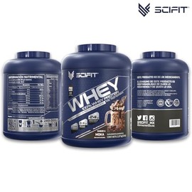 Scifit  Protena Whey  24 g de Protena  100 Whey Protein  61 Servicios  Sabor Moka Post Entrenamiento  Bajo en Carbs  5lb (2,27 kg)                    