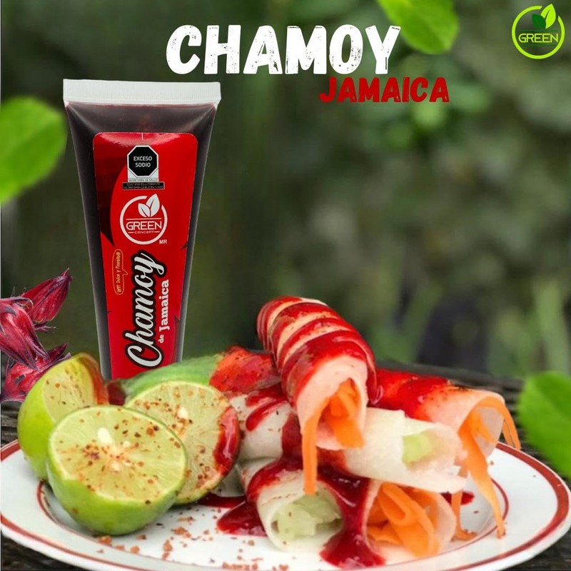 Green Concept Chamoy De Jamaica Con Monk Fruit y Stevia/Pack