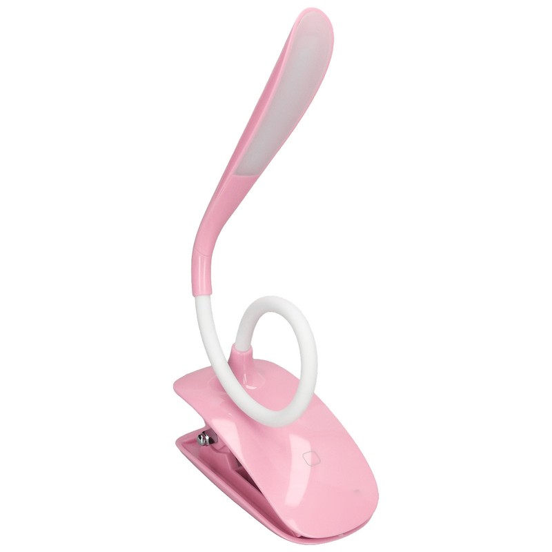 LED Desk Lamp 360° Adjustable Clip On USB Rechargeable Table
