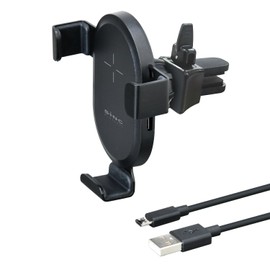 Seiwa D556 Wireless Charging Holder, 10 W, Qi Wireless Charger, Car Charger