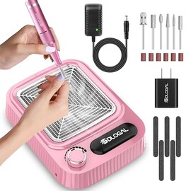 2en1 Taladro De Uñas Pulidor Esmeril Drill Profesional 45000