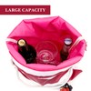 LUWOO Beach Wine Tote With Drink Dispenser Spout, Wine Bag