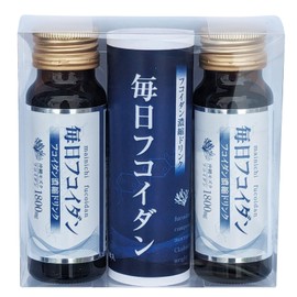 毎日フコイダン ドリンク サンプル2本 健康増進 体力サポート 体内環境を整える 1本50m/高分子フコイダン 1800mg 高含有 沖縄モズク 100% クエン酸 食物繊維 液体タイプ サプリメント【くらしいきいき】