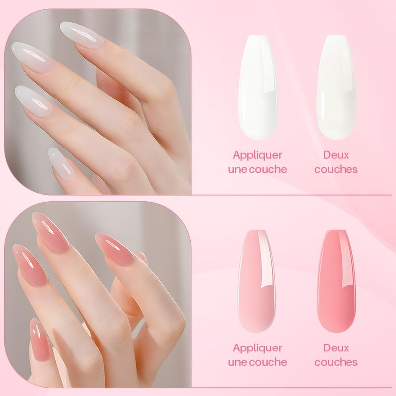 Gel Builder for Strengthening Gel and Resins for False Nails