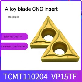 Carbide Inserts Turning Inserts Lathe, TCMT110204, 20 Pcs, Metal Lathe Tools