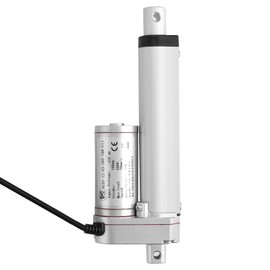 AUTTGINN 500N 20 mm/s 100 mm Linear Motor, 12 V DC Linear Actuator Motor Electric Cylinder Push Rod Motor for Car, Furniture, RV, Door Opener, Industrial Agriculture, Vessels etc