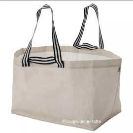 IKEA NEW IKEA GÖRSNYGG Light Beige Cream Reusable LargeTote Bag
