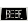 Diamond Etched Products 🔥REFLECTIVE🔥 Diamond Etched Engraved BEEF Car Tag