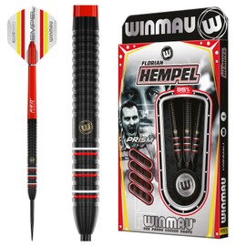 WINMAU Florian Hempel 85% Pro-Series 22g Professional Dart Set with Dart Flights and Dart Shafts