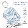 Maxjoy for AirPods Pro 2nd/1st Generation Case, Clear Flower AirPods