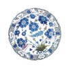 Isnik Flowers Painted Enamel Plate