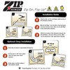 Zip Hinge - 3 Pack | 2-6 Pack Set Downspout