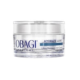 Obagi Hydrate Luxe - Hidratante ultra rico - No comedogénico con extracto de semilla de tara y péptidos biomiméticos - Crema facial de noche para pieles secas, sensibles o envejecidas