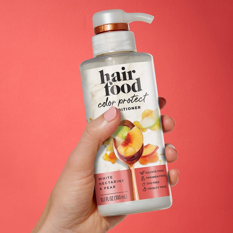 Hair Food White Nectarine & Pear Color Protect Conditioner, 10.1