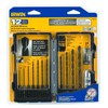 12-Piece Black Oxide Hex Shank Drill Bit Set-12PC BLK OX