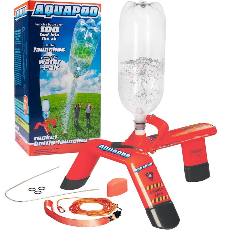 AquaPod The Original Rocket Bottle Launcher Kit - Launches Soda