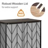 WOWLIVE Laundry Basket with Wheels, Heavy Duty Laundry Hamper with
