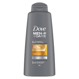Dove Men + Care Thick and Strong 2-in-1 Shampoo & Conditioner for Thin Hair with Caffeine and Calcium 750 ml