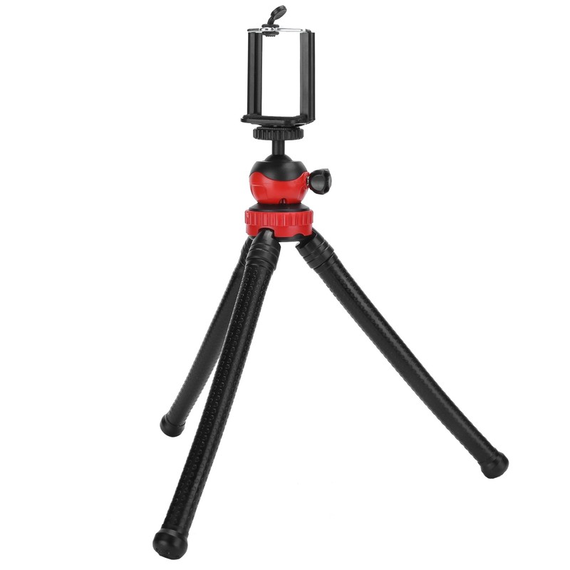 Camera Smart Phone Portable Flexible Rubber Octopus Tripod Bracket Shooting