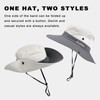 FUIPVGI Women's Sun Hat, Foldable Sun Hat, UV Protection with