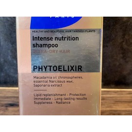 Phyto ~ Phytoelixir Intense Nutrition Shampoo ~ 6.7 oz, 200 ml ~ Ultra-Dry Hair