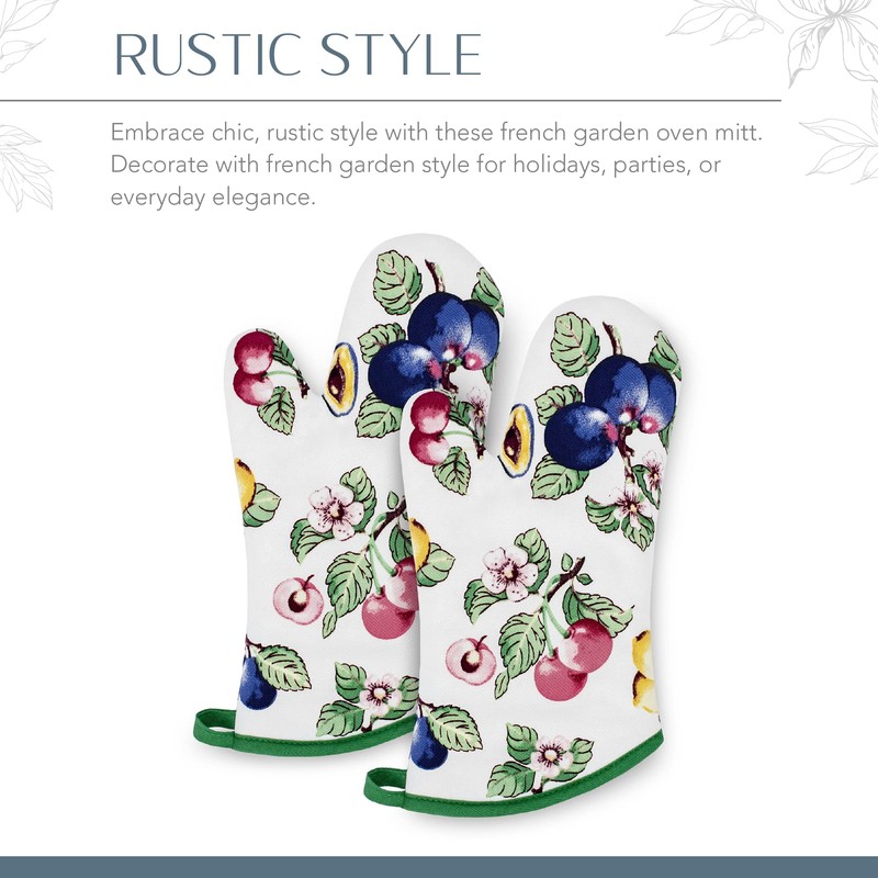 Villeroy & Boch French Garden Oven Mitt, Single Oven Mitt,