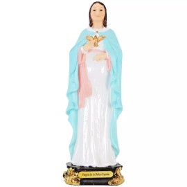 Virgen de la Dulce Espera Figure Resina 8 Inches  New