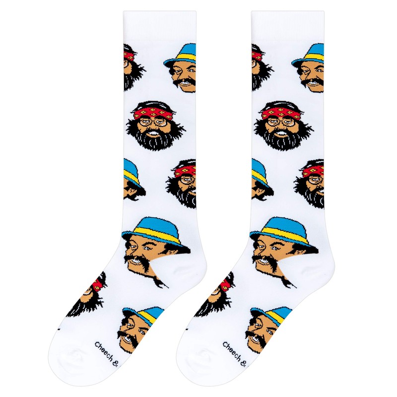 Cool Socks, Womens, Knee High Compression Socks, Cheech & Chong