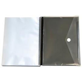 Grafoplás 39836051-carpeta Spiral with 60 Sleeves A4 with Envelope Red